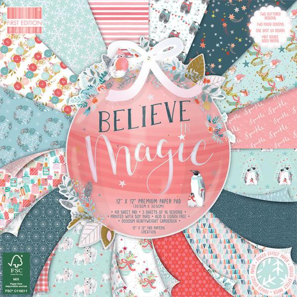First Edition 12x12 Paper Pad Believe in Magic #215