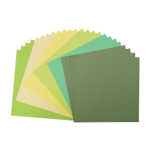 Florence Cardstock Paper 12X12 Multipack Green