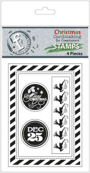 Fundamentals Christmas Cardmaking - Christmas Seals Stempel