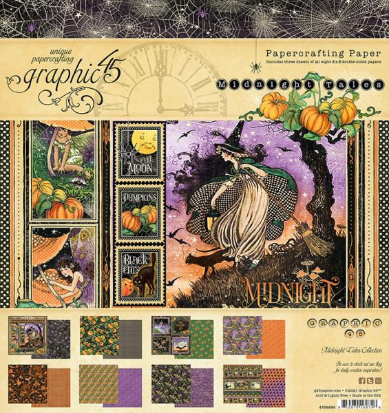 Graphic 45 Midnight Tales 8x8 Pad (4502282)