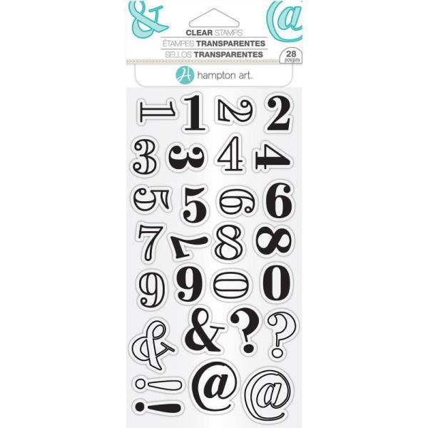 Hampton Art Clear Stamps Layers Numbers #SC0793