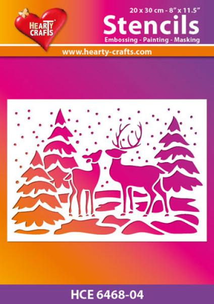 Hearty Crafts Stencil Rehfamilie