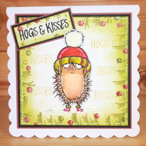 Hobby Art Clear Stamps Hogmas Bundle Hedgehog