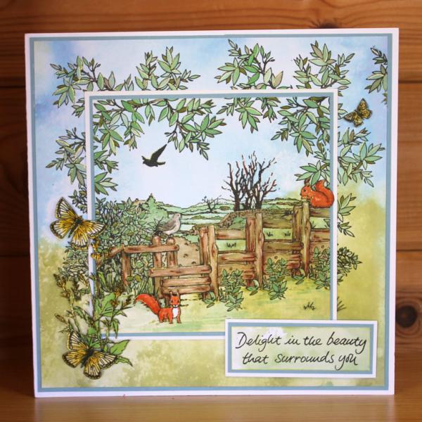 Hobby Art Clear Stamps Over the Stile CS309D
