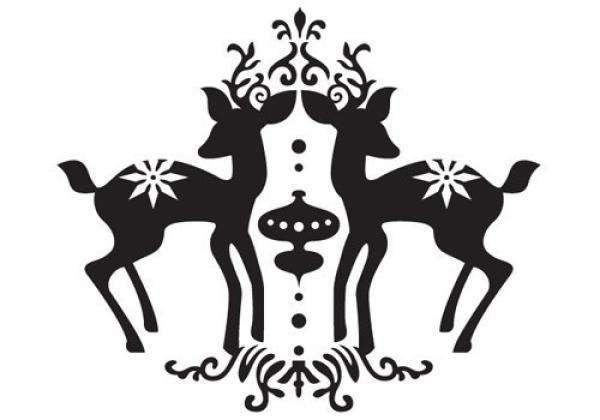 Hobby Solution Prägeschablone Christmas Elk #HSFC005