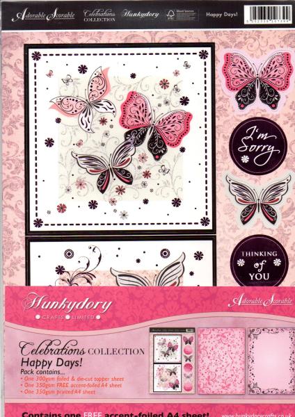 Hunkydory Crafts Happy Days Luxury Topper Set