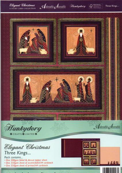 Hunkydory Crafts Three Kings Luxury Topper Set