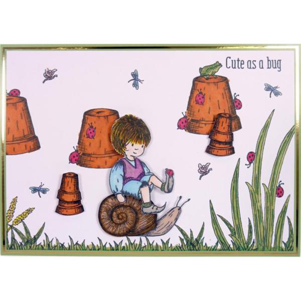 Hunkydory Clear Stamp Cute As A Bug