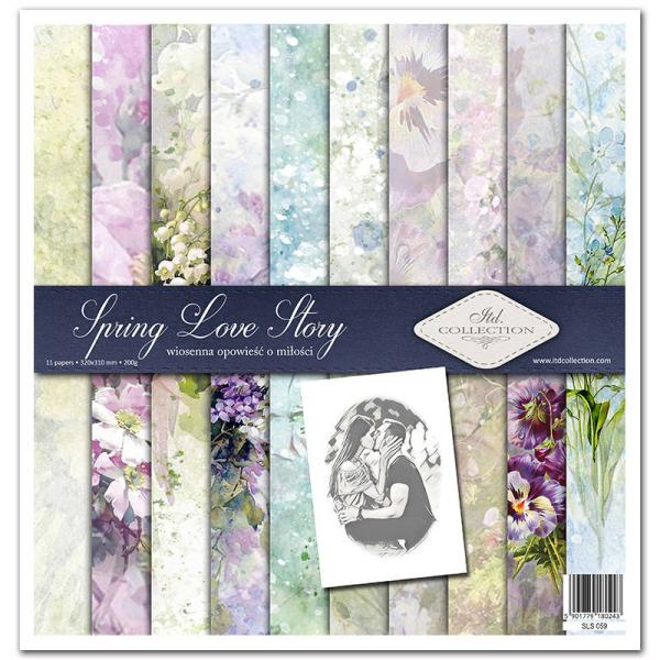 ITD Collection Paper Pad 12x12  Spring Love Story #059