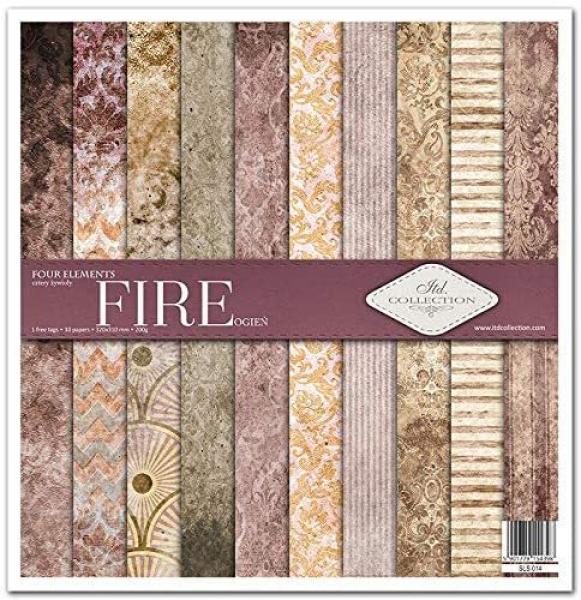 ITD Collection 12x12 Paper Pad Four Elements Fire