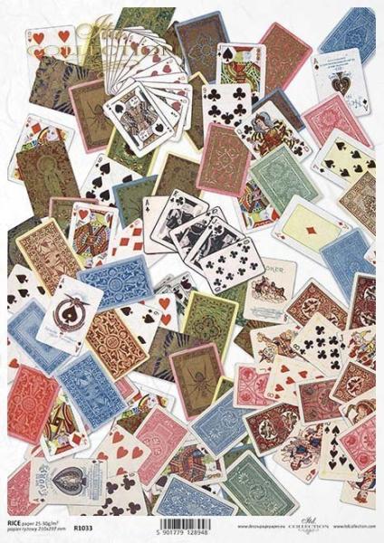 ITD Collection A4 Rice Paper Deck of Cards R1033