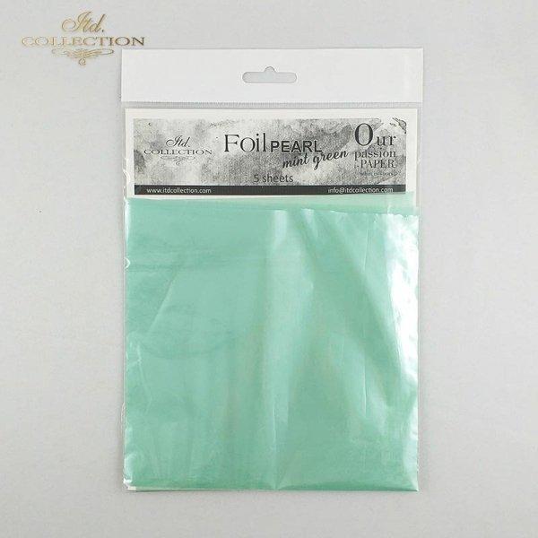 ITD Metallic Foil Pearl Mint Green