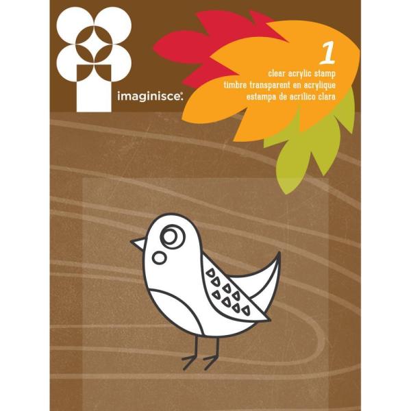 Imaginisce Clear Acrylic Stamp Bird (Vogel)