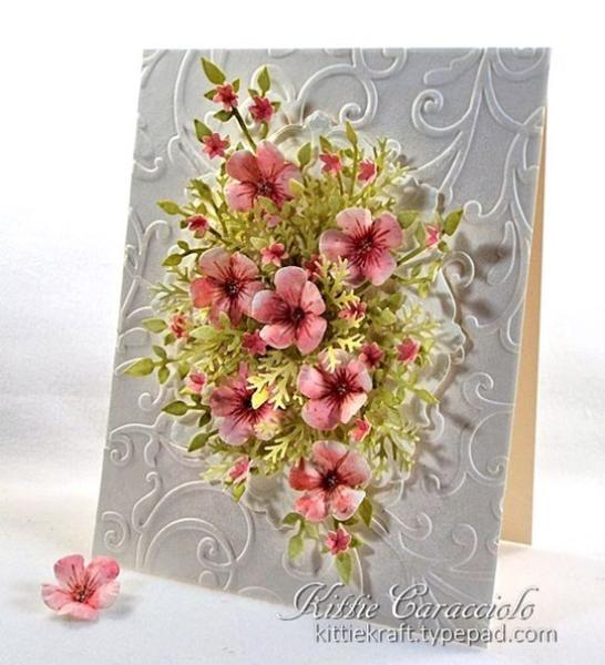 Impression Obsession Clear Stamps Bunch of Blossoms