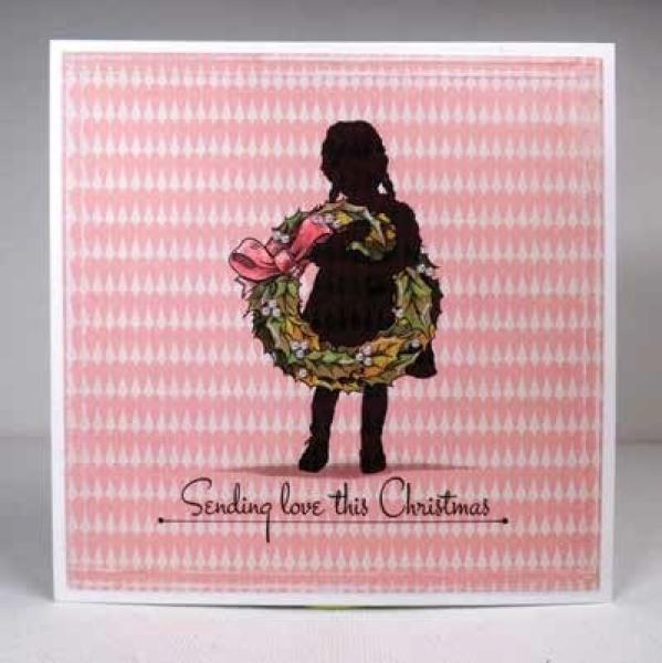 Impression Obsession Stamp Wreath Silhouette