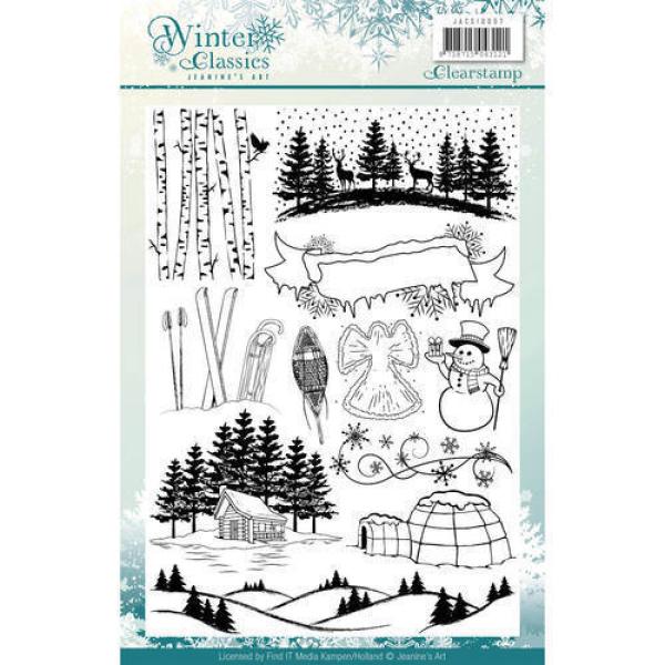 Jeanines Art Clear Stamps Winter Classics #JACS10007