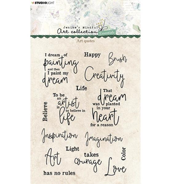 Jenine's Mindful Art Clear Stamp Art Essentials Quotes #111