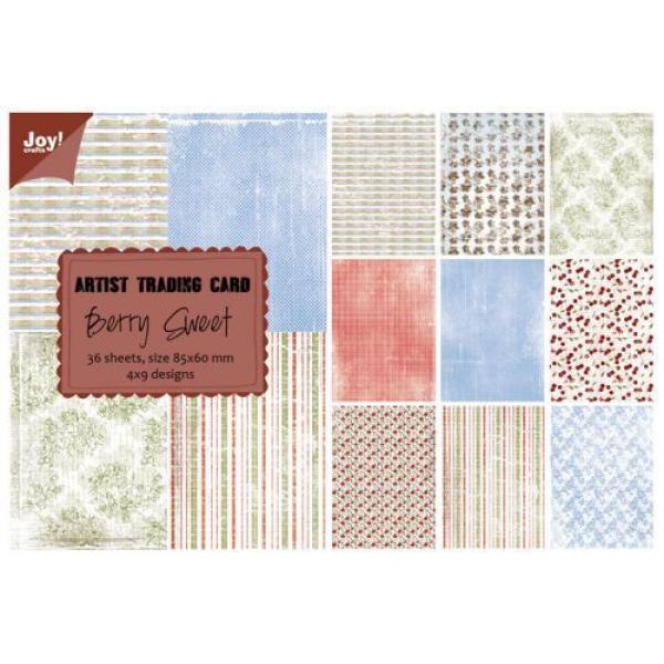 Joy!Crafts ATC Paper Pad Berry Sweet #6011-0409