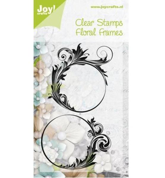 Joy!Crafts Clear Stamp Floral Frames #1