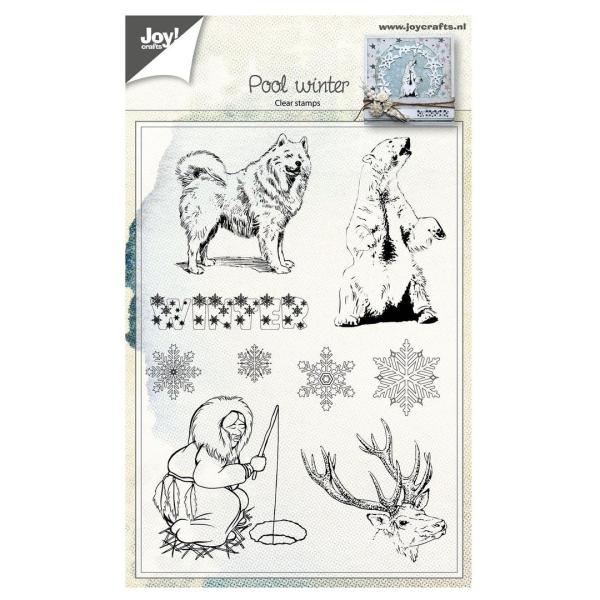 JoyCrafts Clear Stamps Pool Winter #6410/0462