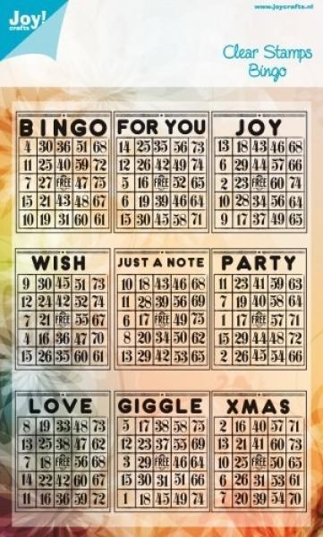 Joy!Crafts Clear Stamps Set Bingo