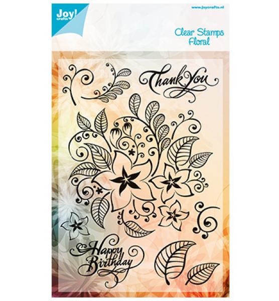Joy!Crafts Clear Stamps Set Floral