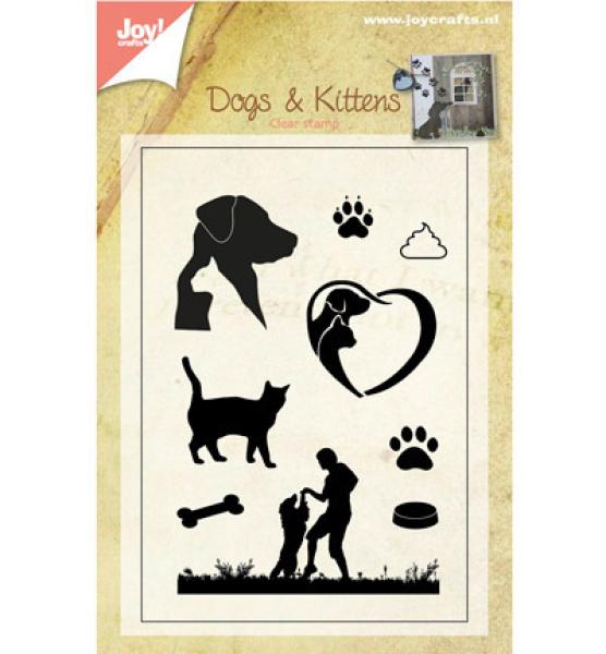 Joy!Crafts Clearstamp Dogs and Kittens