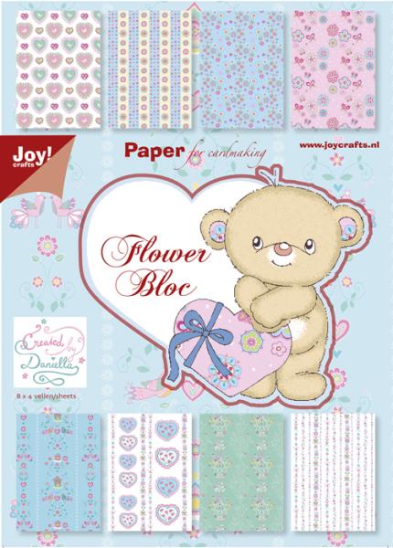 Joy Crafts A5 Paper Bloc Flower #6011/0055