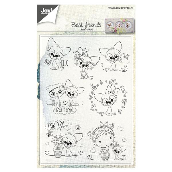 Joy Crafts Clear Stamp Best Friends #6410/0500