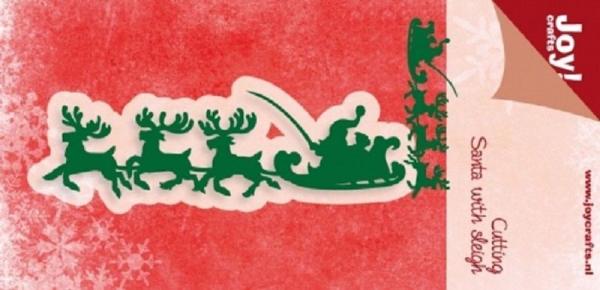 Joy Crafts Stanzschablone Santa with sleigh #6002/2026