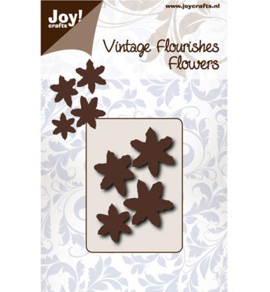 Joy! Crafts Vintage Flourish Blumen 6 Blumenblätter