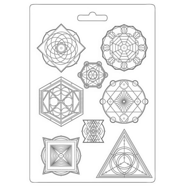 Stamperia A4 Soft Mould Alchemy Symbols #4525