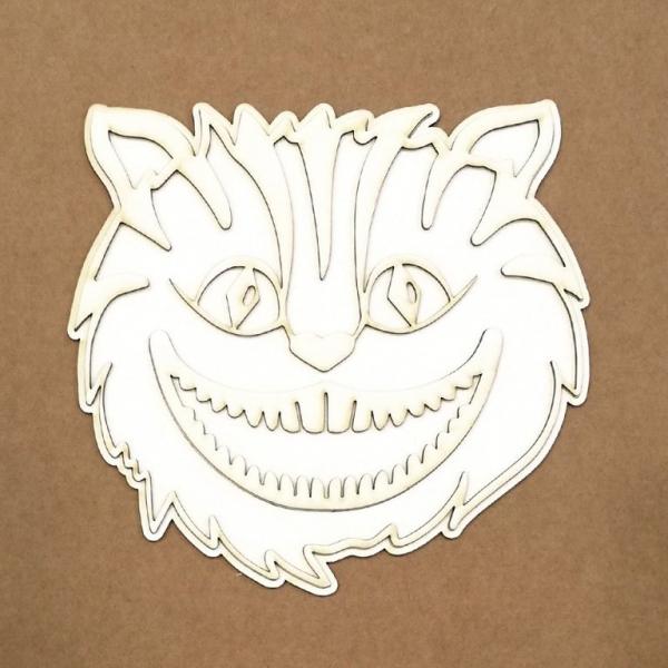 KORA Chipboard Silhouette Cheshire Cat