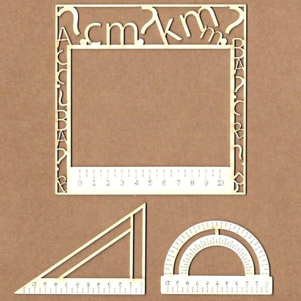 KORA Projects Chipboard Frames with Rulers #2465