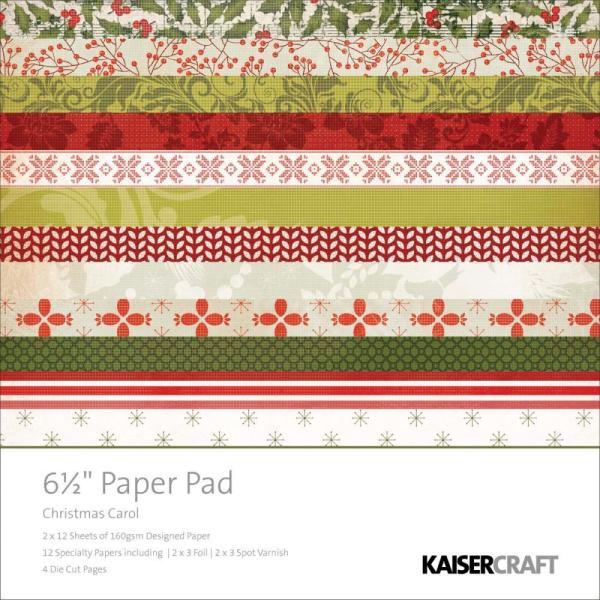 Kaisercraft Christmas Carol 6,5x6,5 Paper Pad