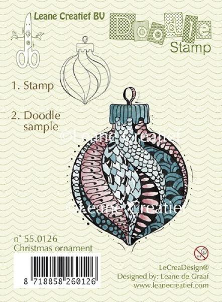 Leane Creatief Doodle Stamp Christmas Ornament 55.0126