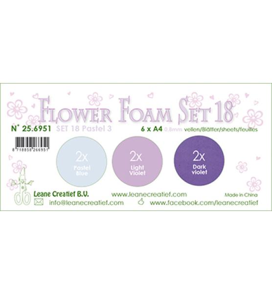 Leane Creatief Flower Foam Pastel Set 18