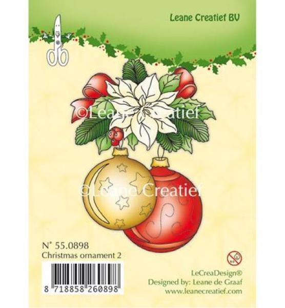 Leane Creatief Stamp Christmas Ornament #2