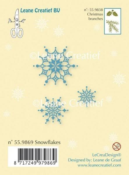 Leane Creatief Stamp Snowflakes 55.9869