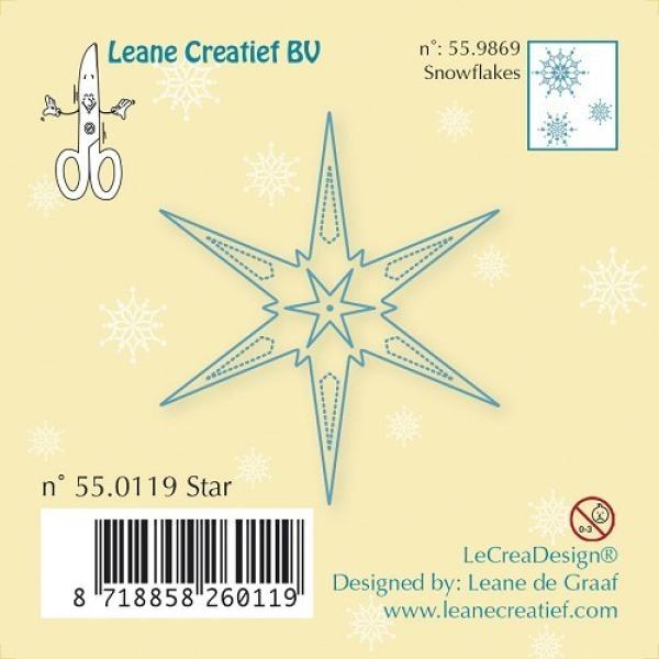Leane Creatief Stamp Star (Sterne) 55.0119