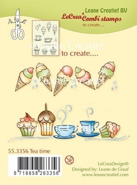 Leane Creatief Stamp Tea Time #55.3356