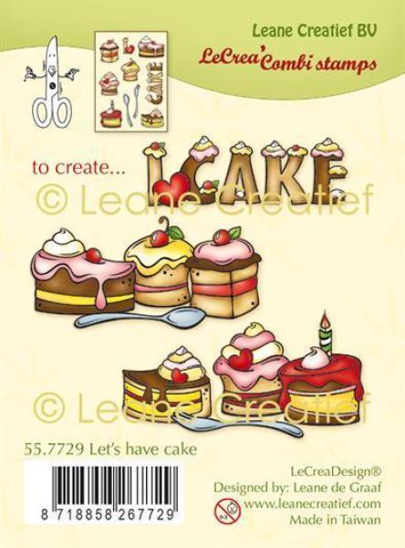 Leane Creatief Stamps Let´s Have Cake 55.7729
