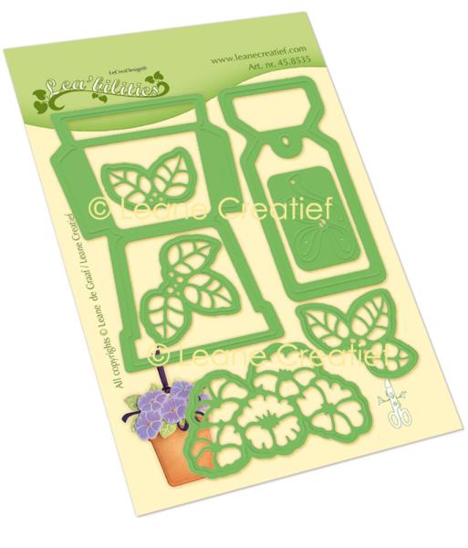 Lea’Bilitie Flower Pot Label Pocket Cut And Emboss Dies 45.8528