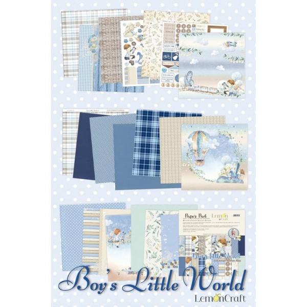 Lemon Craft 12x12 Creative Paper Pack Boy's Little World