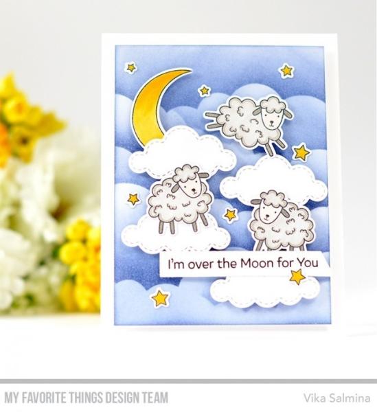 My Favorite Things Clear Stamp Over the Moon for Ewe #360