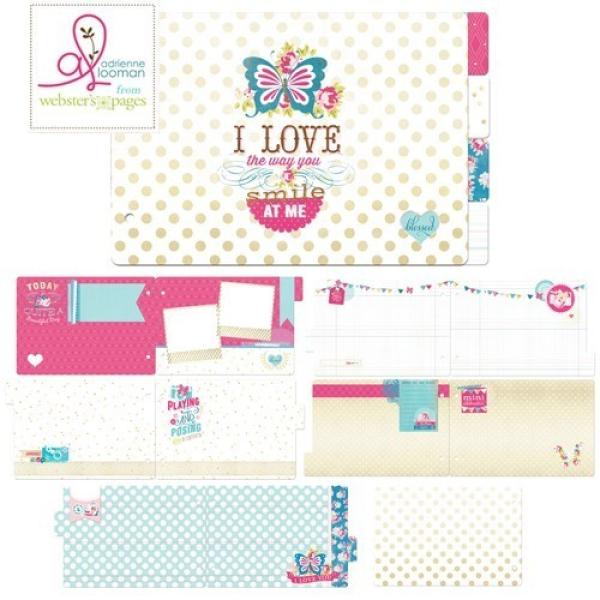 Websters Pages Sweet Routine Collection Chipboard Album #MINB03