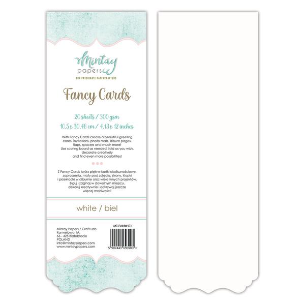 Mintay Papers Fancy Cards White 01