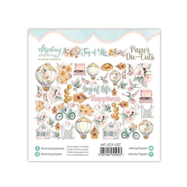 Mintay Papers Die-Cuts Joy of Life 53 pcs
