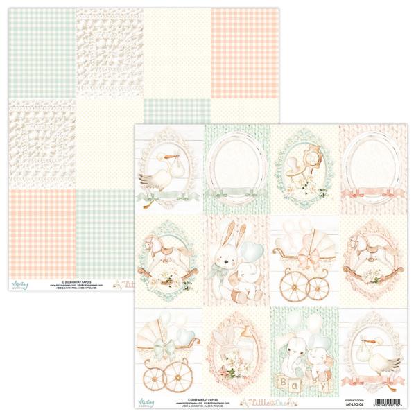 Mintay Papers 12x12 Paper Sheet Little One Cards 06
