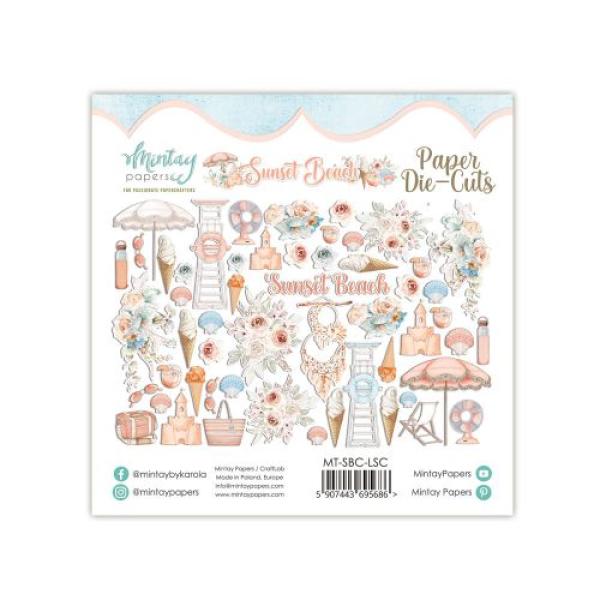 Mintay Papers Die-Cuts Sunset Beach 53 pcs